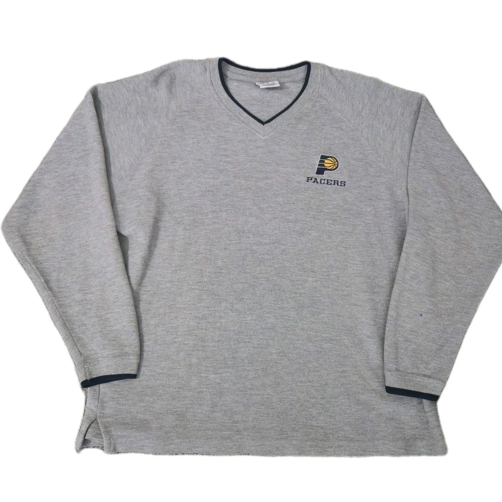 Vintage Indiana Pacers NBA Sweatshirt Size Large Embroidered Cadre Athletic